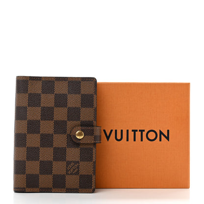 Louis Vuitton Damier Ebene Small Ring Agenda Cover 8 of 8