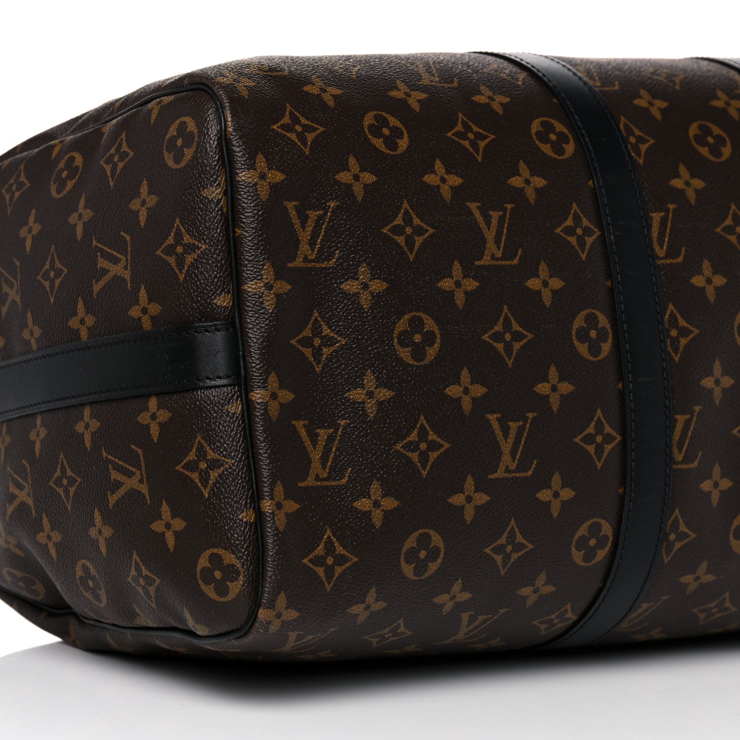 Louis Vuitton Monogram Macassar Keepall Bandouliere 45 8 of 9
