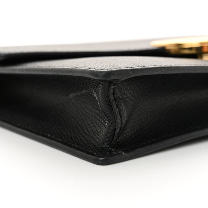 Fendi Vitello Cruise F is Fendi Medium Envelope Wallet on Chain Black 10 of 14
