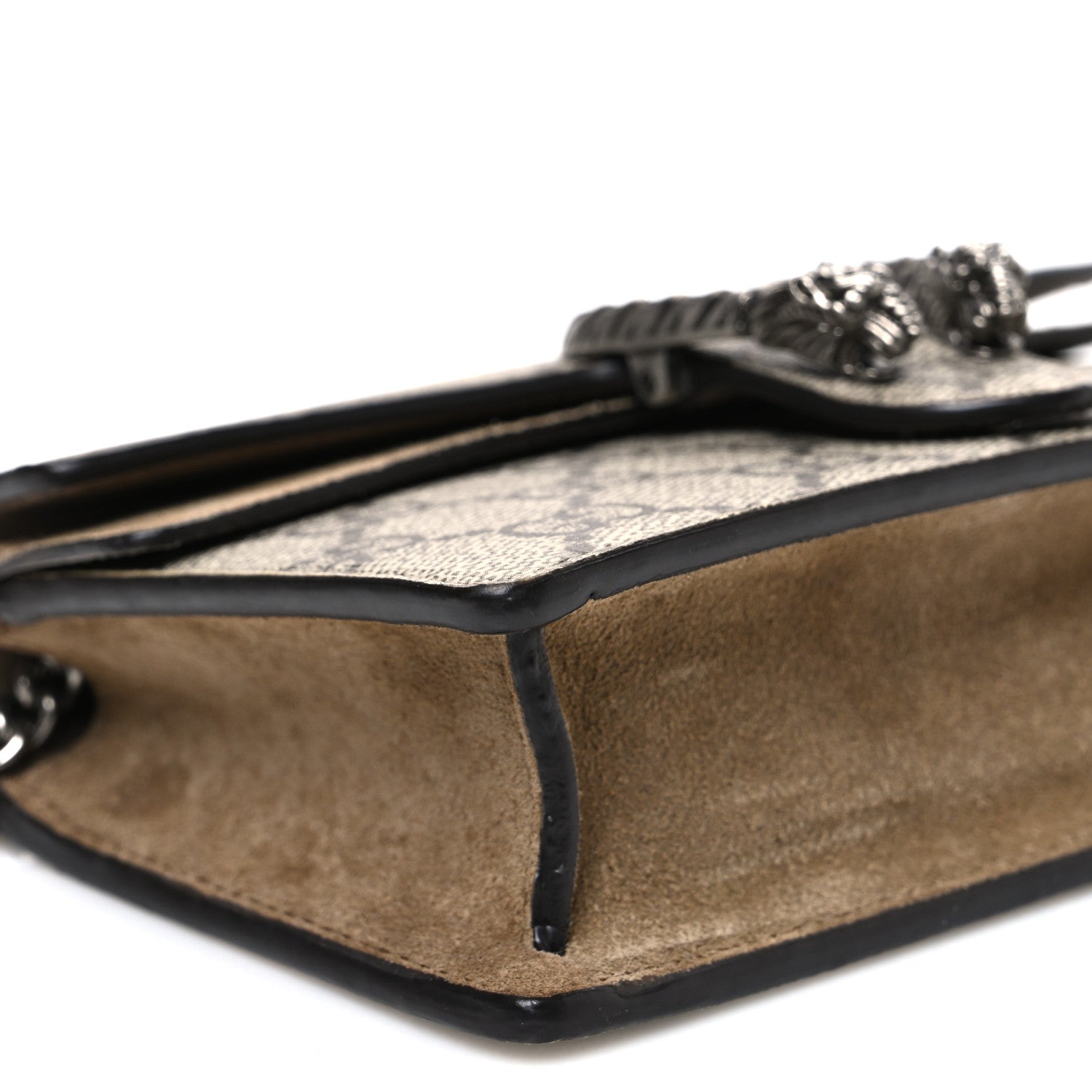 Gucci GG Supreme Monogram Super Mini Dionysus Shoulder Bag Taupe 8 of 9