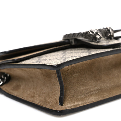 Gucci GG Supreme Monogram Super Mini Dionysus Shoulder Bag Taupe 8 of 9