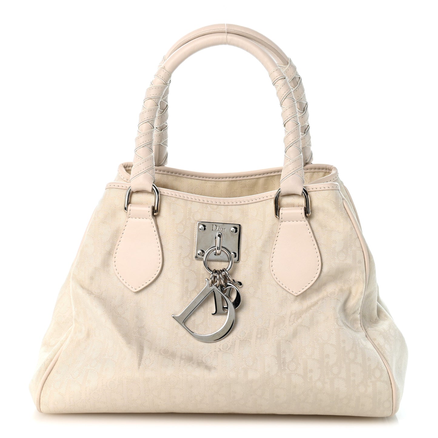 Nylon Monogram Small Lovely Tote White