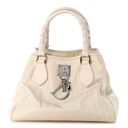 Christian Dior Nylon Monogram Small Lovely Tote White 1 of 12
