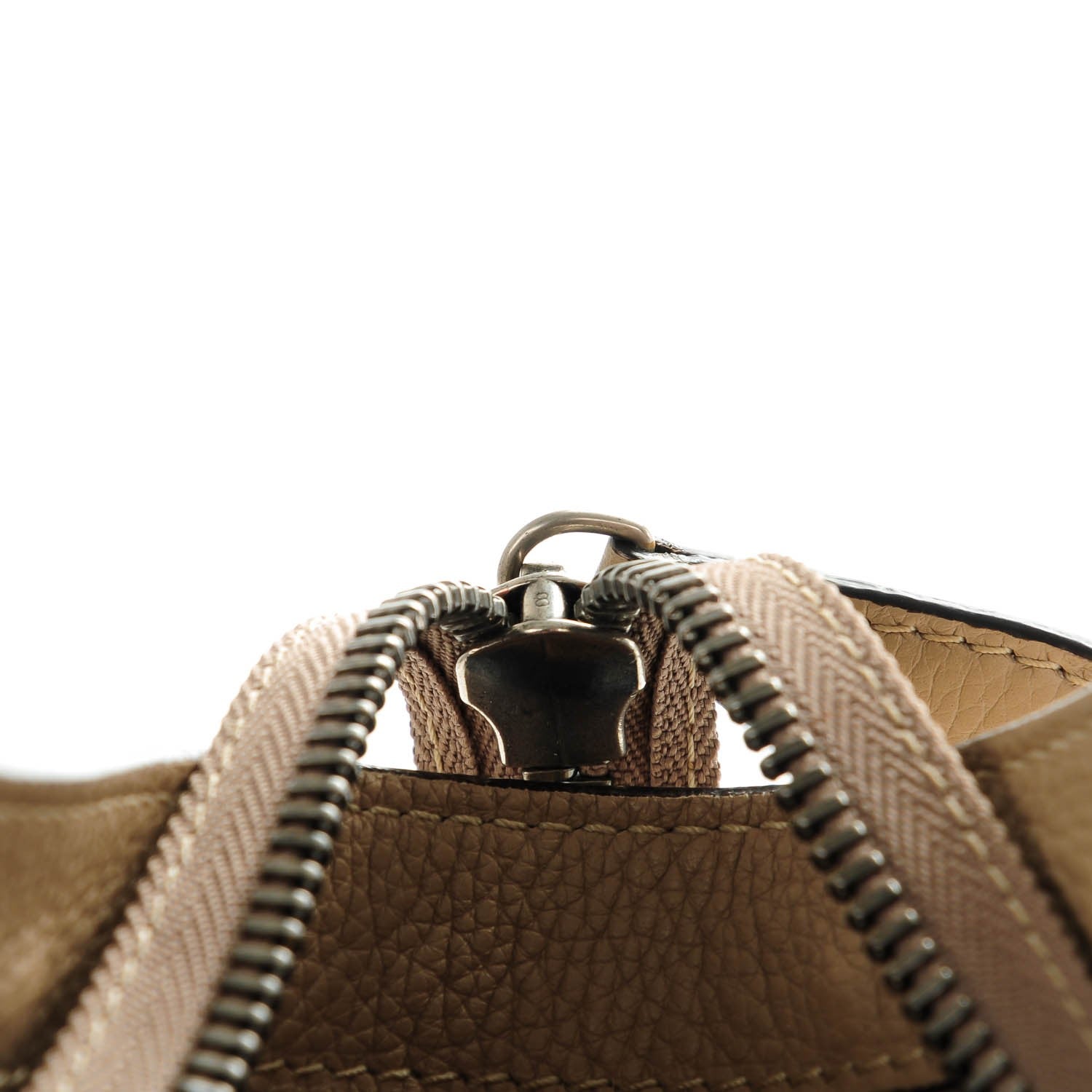 Celine Drummed Calfskin Mini Luggage Dune 6 of 8