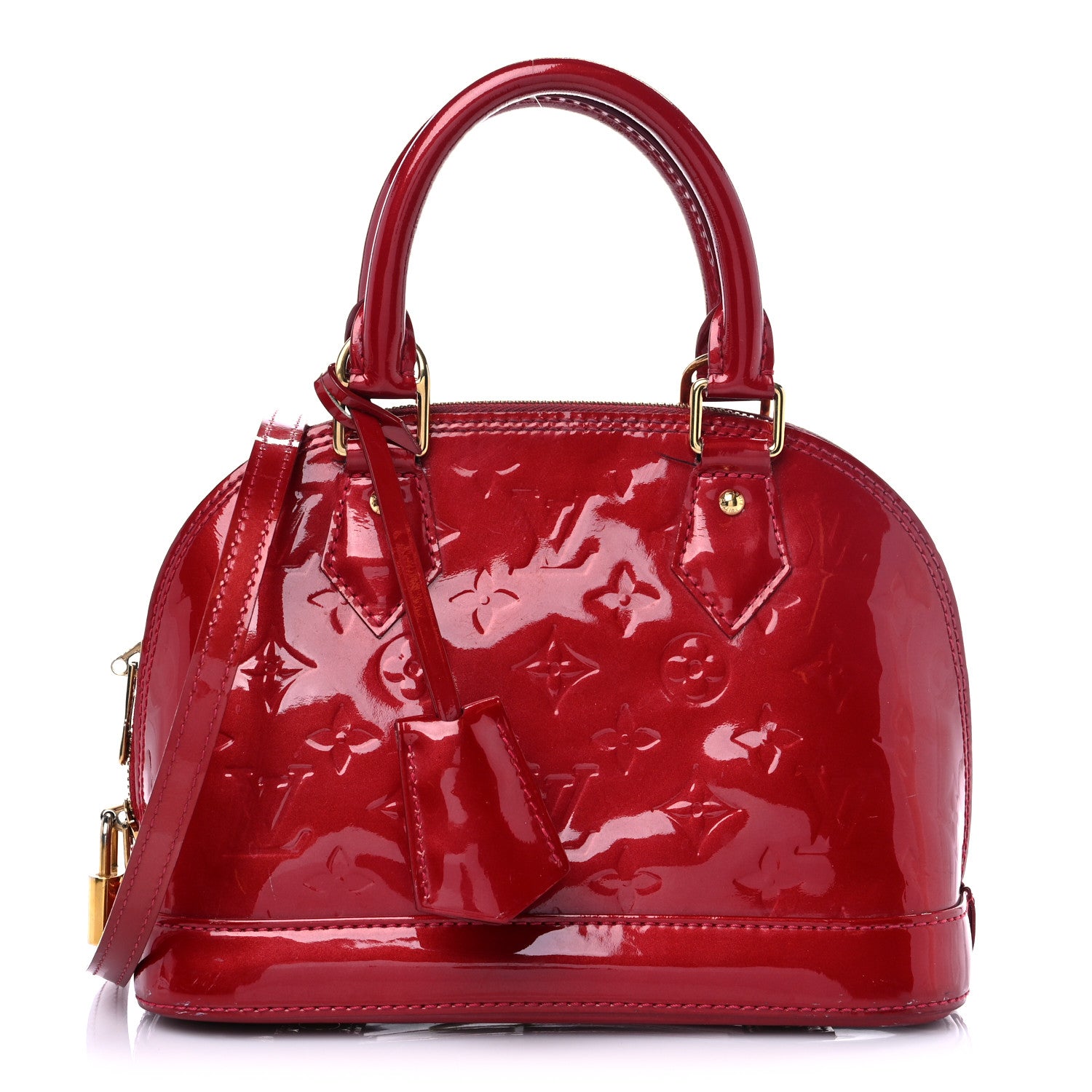 Louis Vuitton Vernis Alma BB Cherry 1 of 21