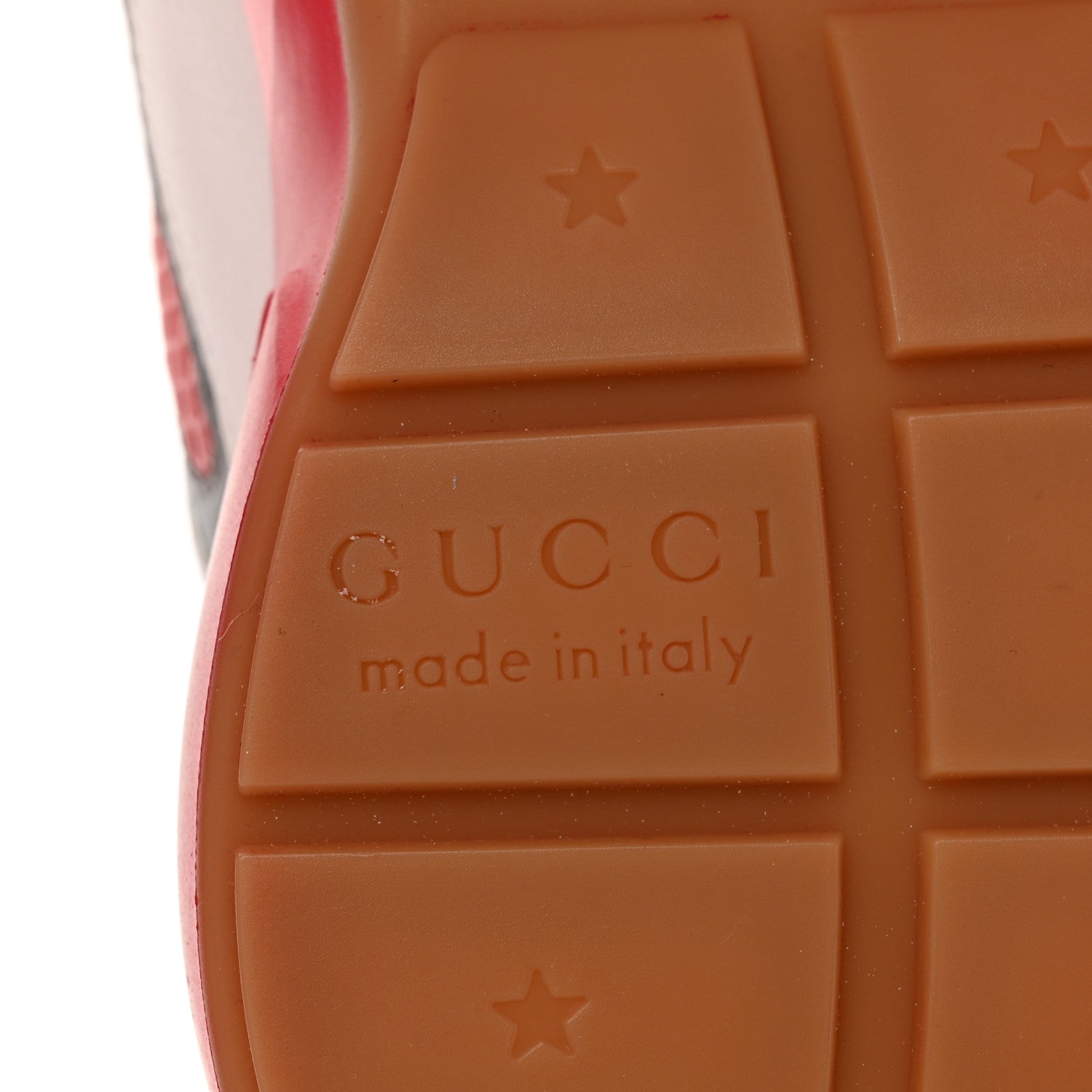 Gucci Lavaredo Eco Fabric Mesh Web Womens Rhyton Reflective Sneakers 36.5 Great White Water Rose Silver 6 of 9