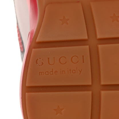 Gucci Lavaredo Eco Fabric Mesh Web Womens Rhyton Reflective Sneakers 36.5 Great White Water Rose Silver 6 of 9