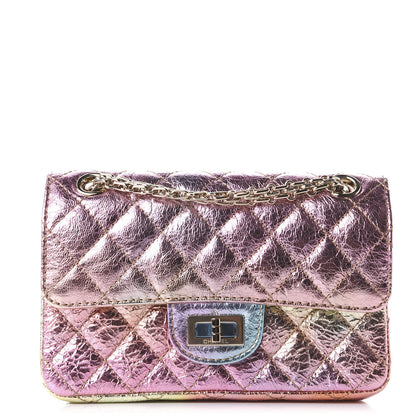 Chanel Metallic Goatskin Quilted Mini 2.55 Reissue Flap Multicolor 1 of 12