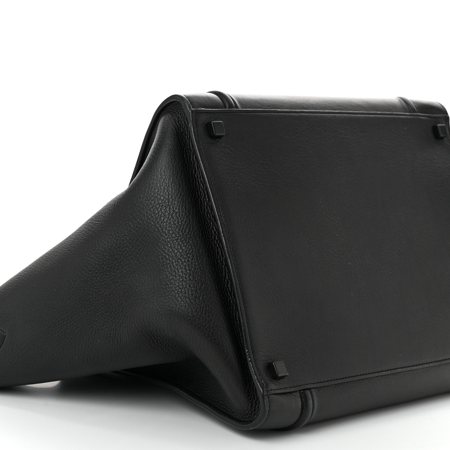 Celine Grained Calfskin Medium Phantom Luggage Black 10 of 12