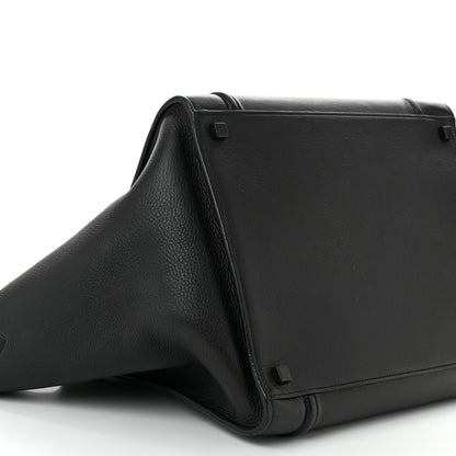 Celine Grained Calfskin Medium Phantom Luggage Black 10 of 12