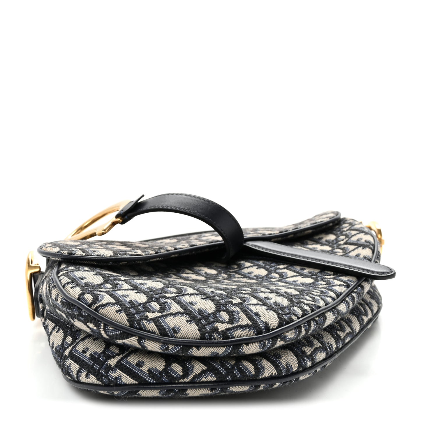 Oblique Saddle Bag Blue