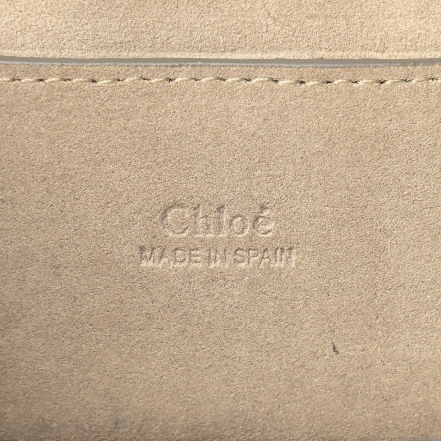 Suede Calfskin Mini Faye Bracelet Bag Tobacco