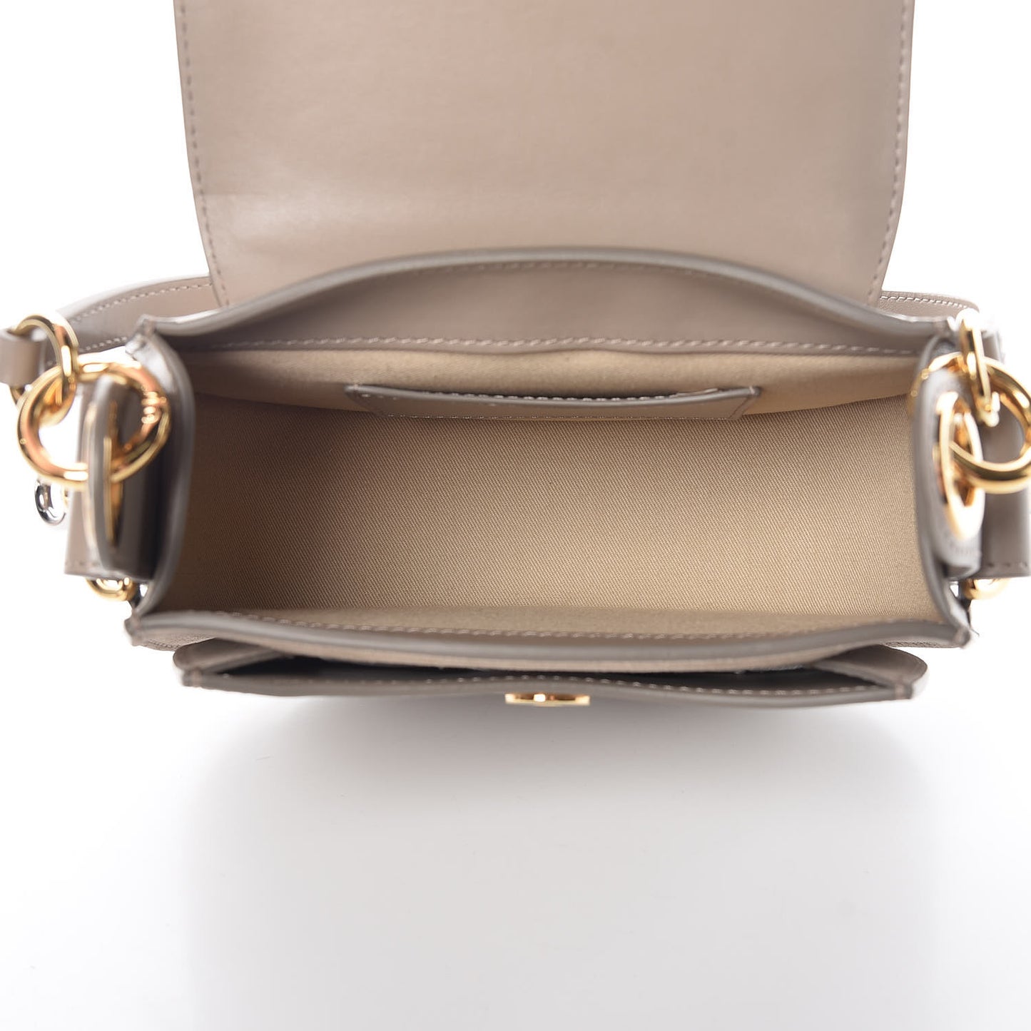 Calfskin Small Tess Bag Motty Grey
