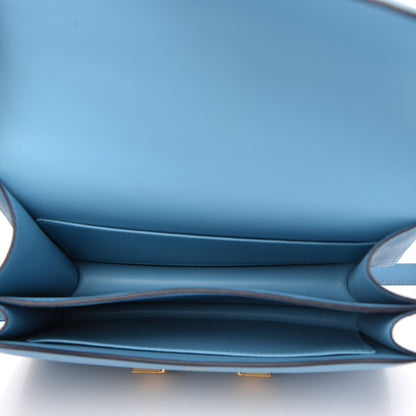 Hermes Evercolor Constance 18 Bleu Du Nord 5 of 11