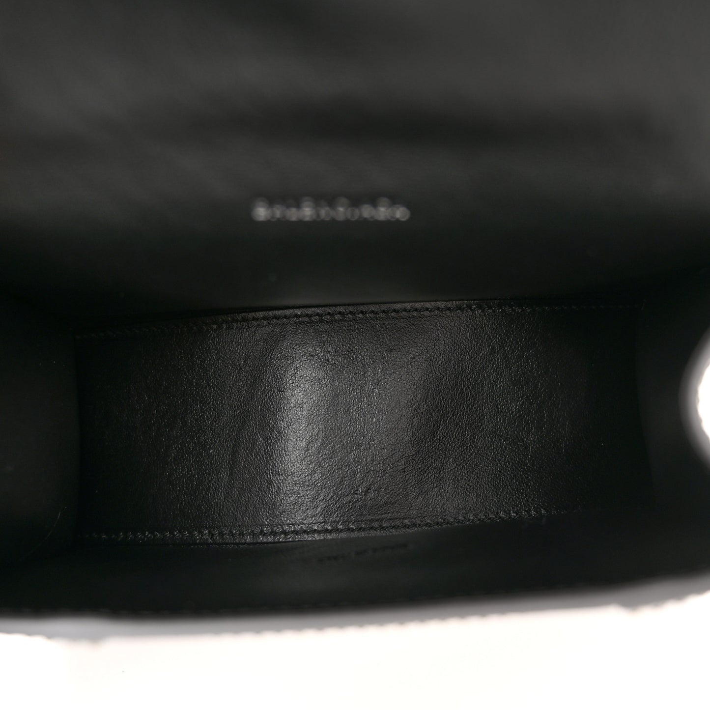 Strass Suede Hourglass Top Handle Bag XS Smoke Grey Crystal