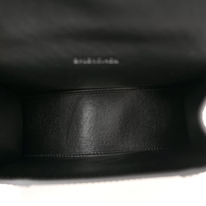 Balenciaga Strass Suede Hourglass Top Handle Bag XS Smoke Grey Crystal 5 of 11