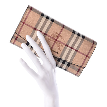 Burberry Haymarket Check Halton Wallet Tan 2 of 7