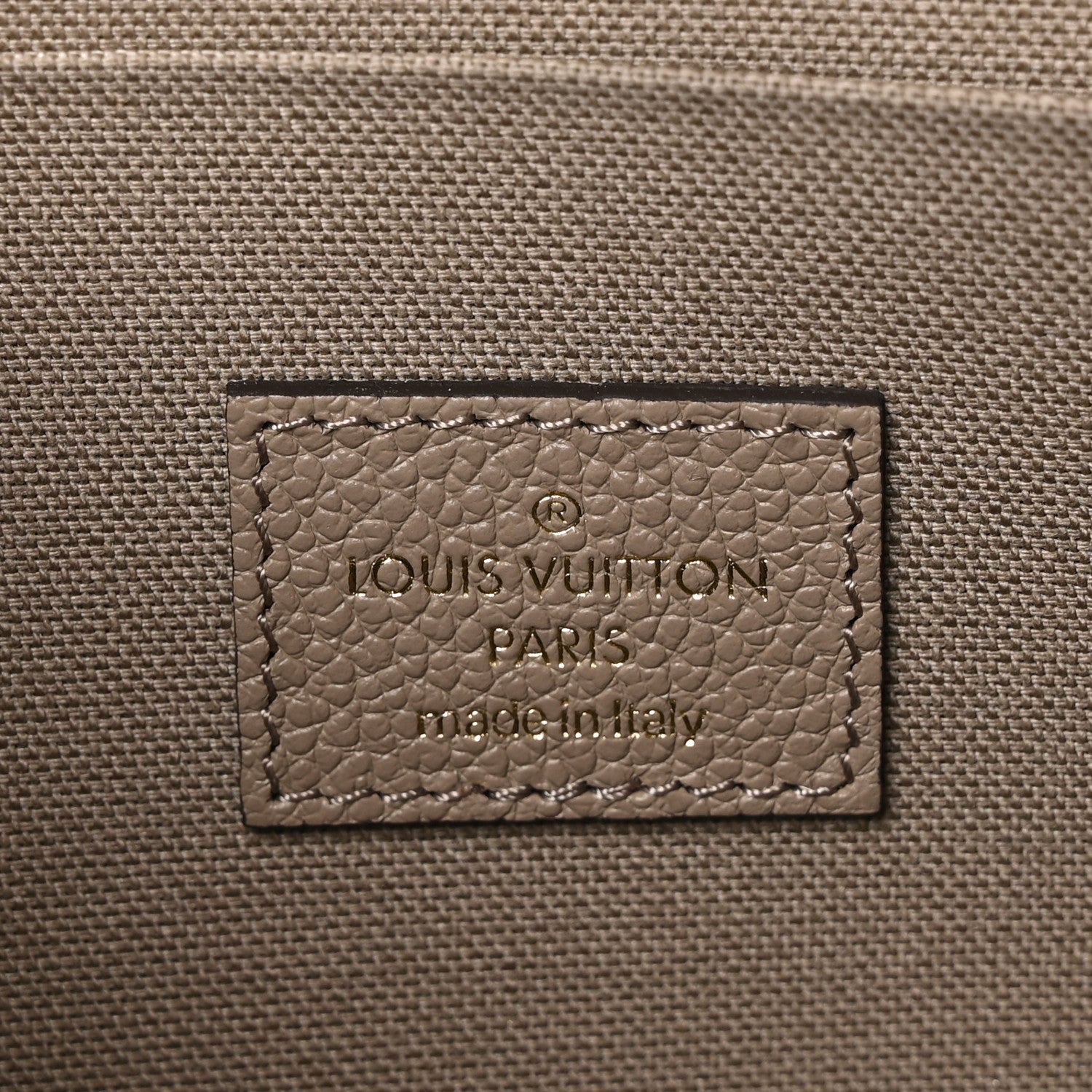 Louis Vuitton Empreinte Monogram Giant Felicie Pochette Tourterelle Creme 7 of 11
