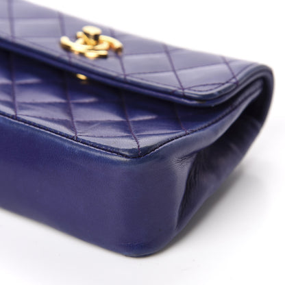 Chanel Lambskin Quilted Extra Mini Flap Dark Purple 7 of 12