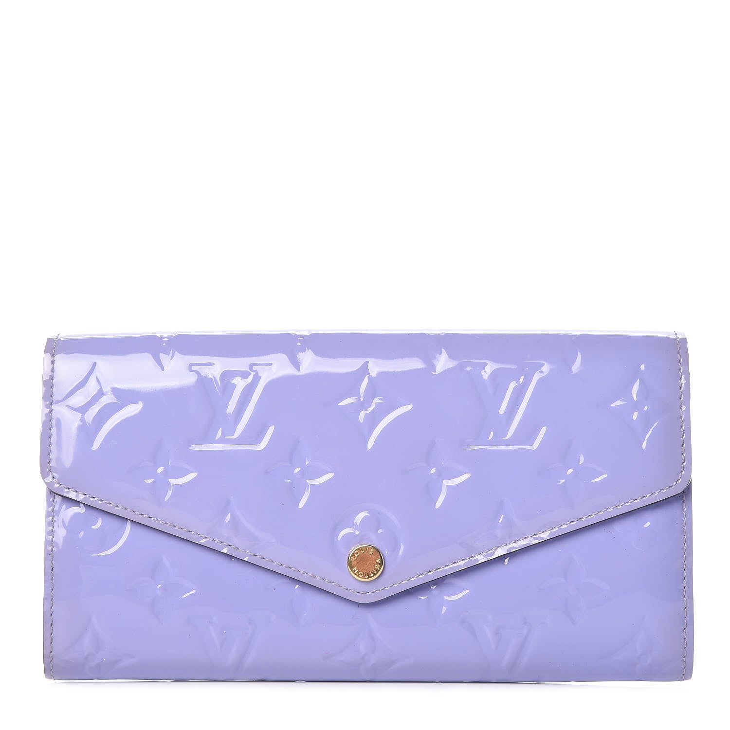 Louis Vuitton Vernis Sarah Wallet NM Lilac 1 of 13