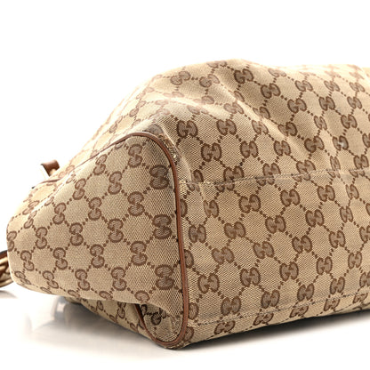 Gucci Monogram Large Sukey Tote Brown 9 of 15