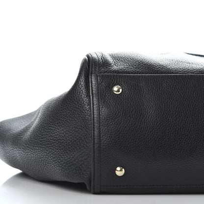Gucci Pebbled Calfskin Large Soho Shoulder Bag Black 5 of 9