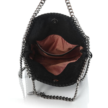 Stella McCartney Shaggy Deer Tiny Falabella Tote Black 4 of 4