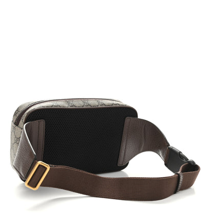 Gucci Soft GG Supreme Monogram Medium Ophidia Belt Bag Dark Brown 3 of 11