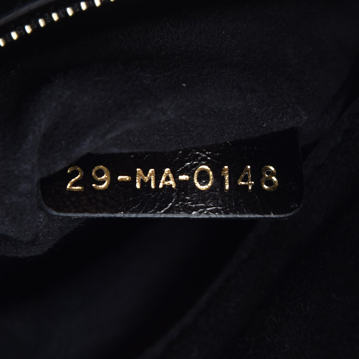 Crinkled Patent Cannage Small Lucky Badges My Lady Dior Black