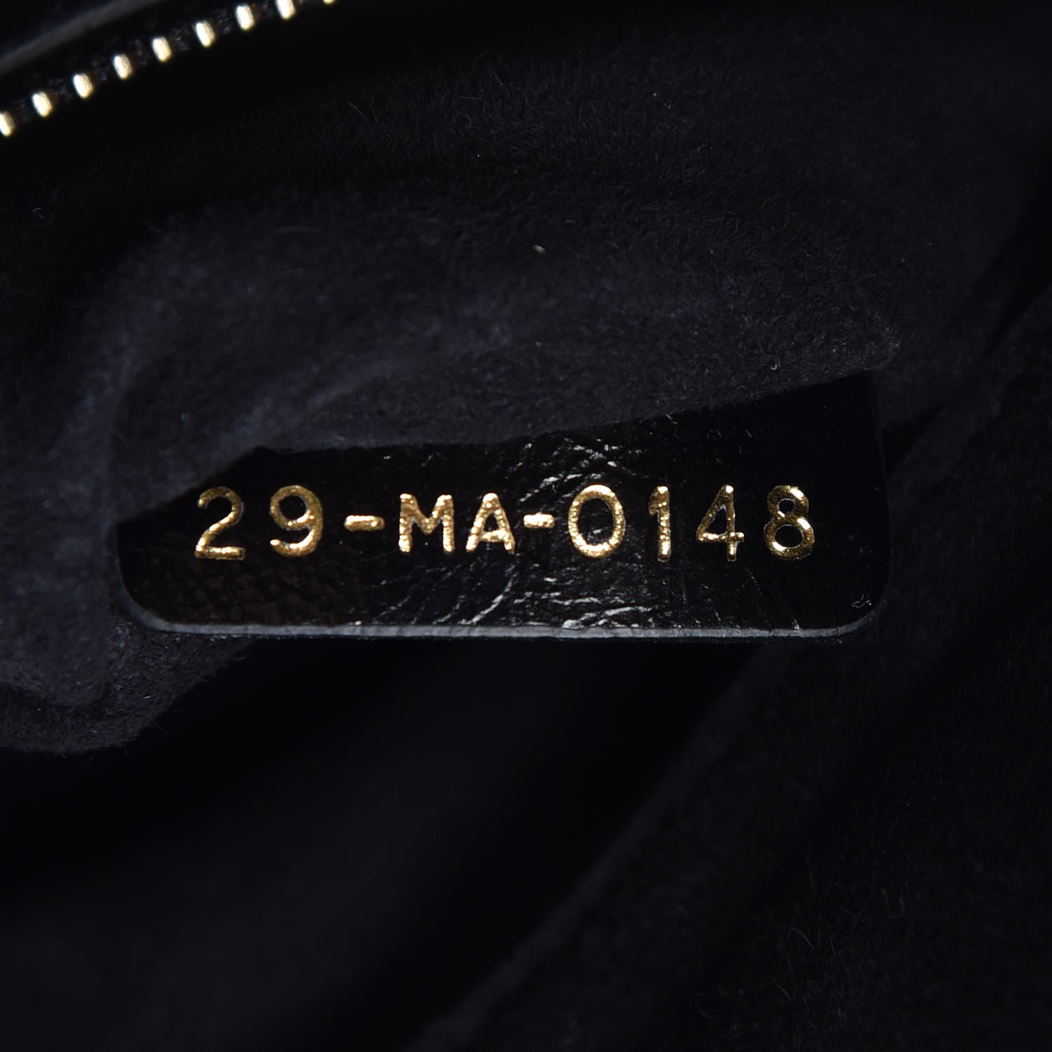 Christian Dior Crinkled Patent Cannage Small Lucky Badges My Lady Dior Black 7 of 11