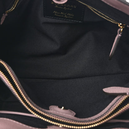 Burberry Derby Calfskin House Check Medium Banner Tote Pale Orchid 5 of 10