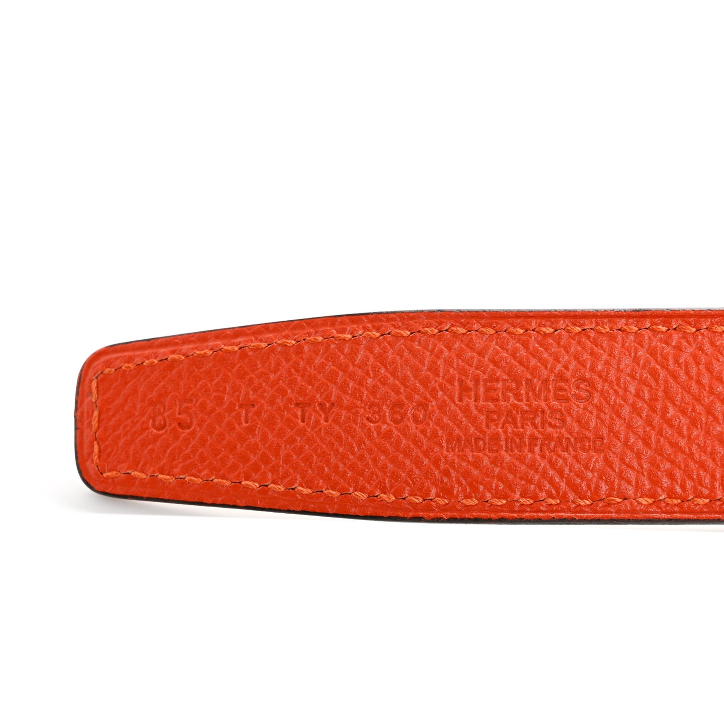Swift Epsom 24mm Mini Constance H Belt 85 34 White Orange