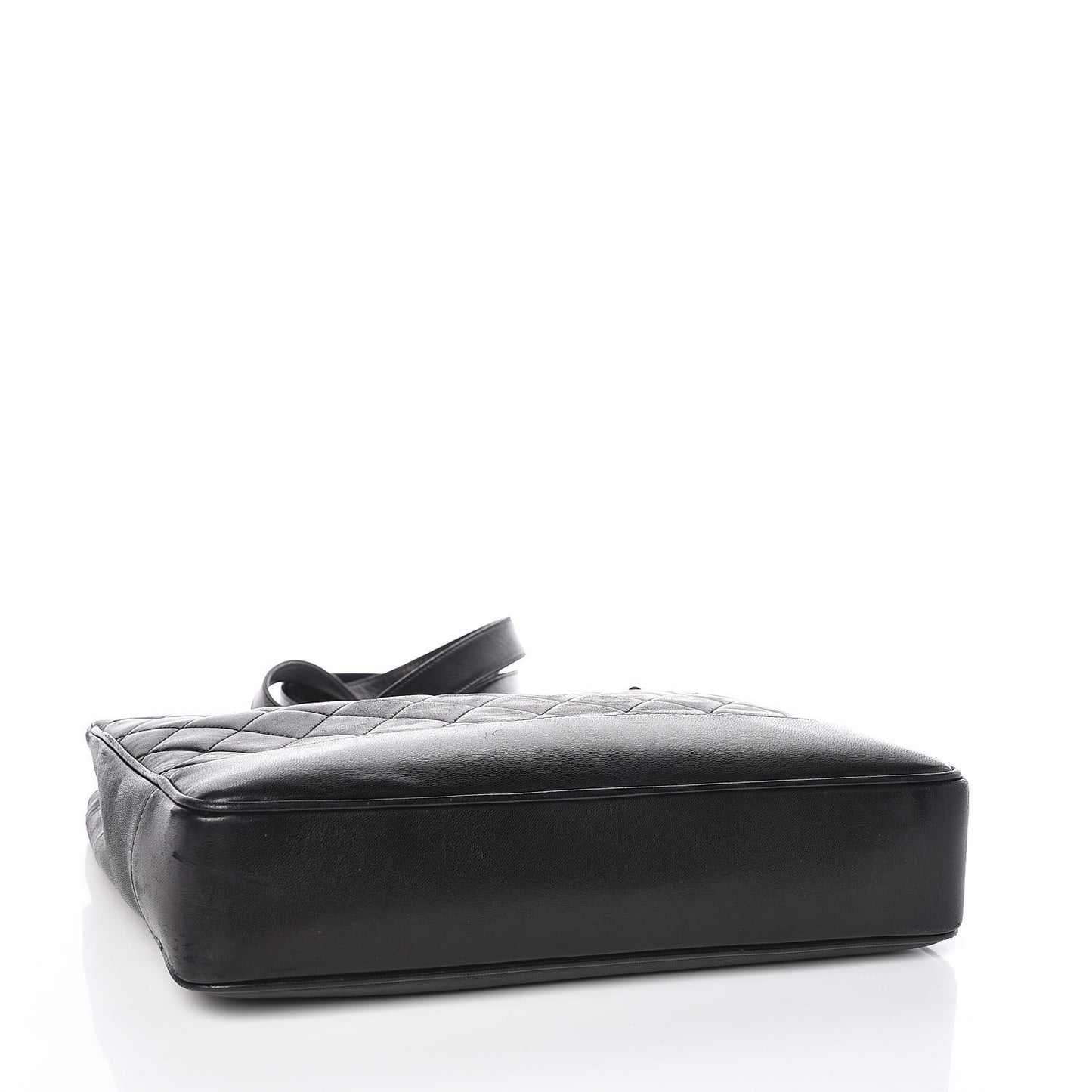 Lambskin Quilted Shoulder Bag Black