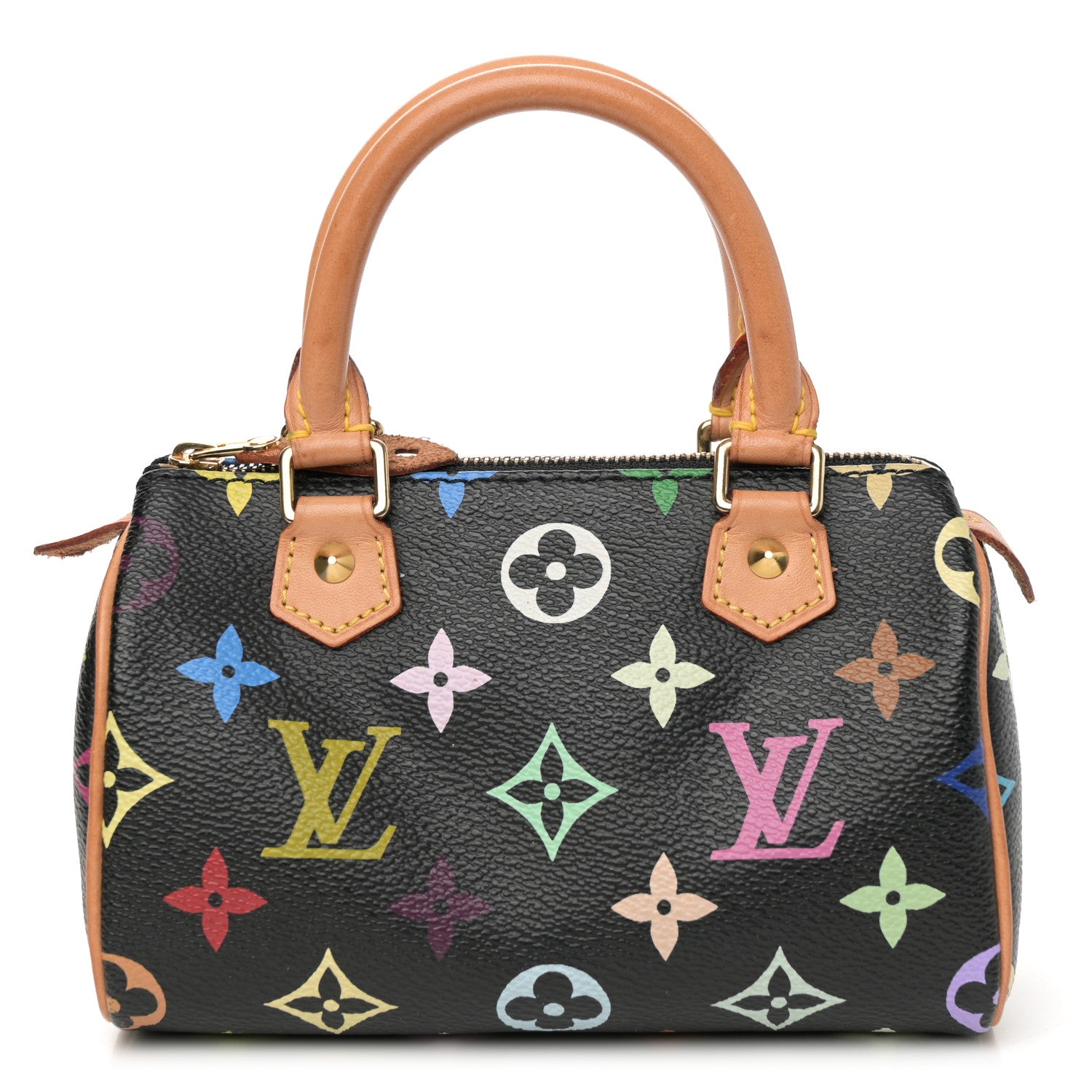 Louis Vuitton Monogram Multicolor Mini Sac HL Speedy Black 1 of 11