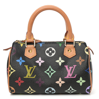 Louis Vuitton Monogram Multicolor Mini Sac HL Speedy Black 1 of 11