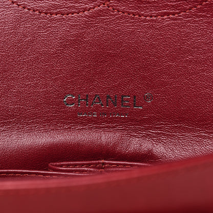Chanel Patent Quilted Maxi Double Flap Red 6 of 24