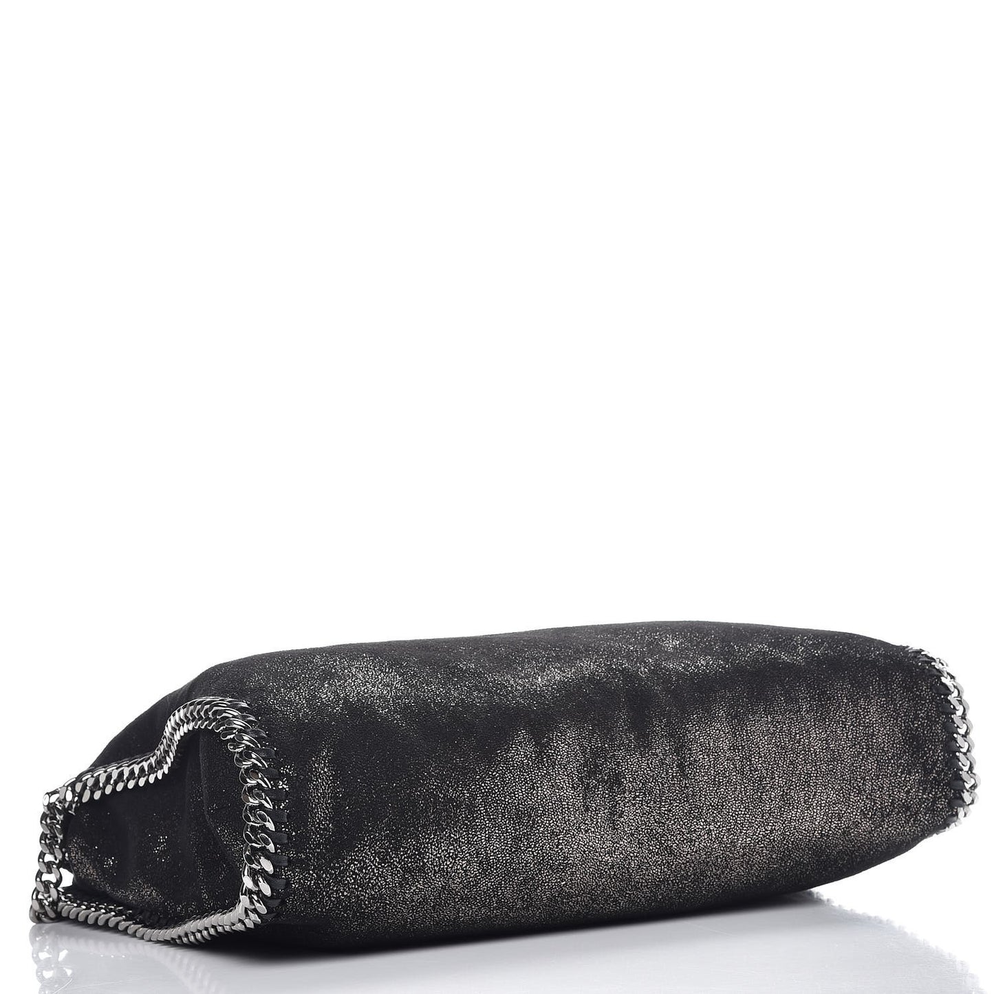 Shaggy Deer Falabella Fold Over Tote Ruthenium