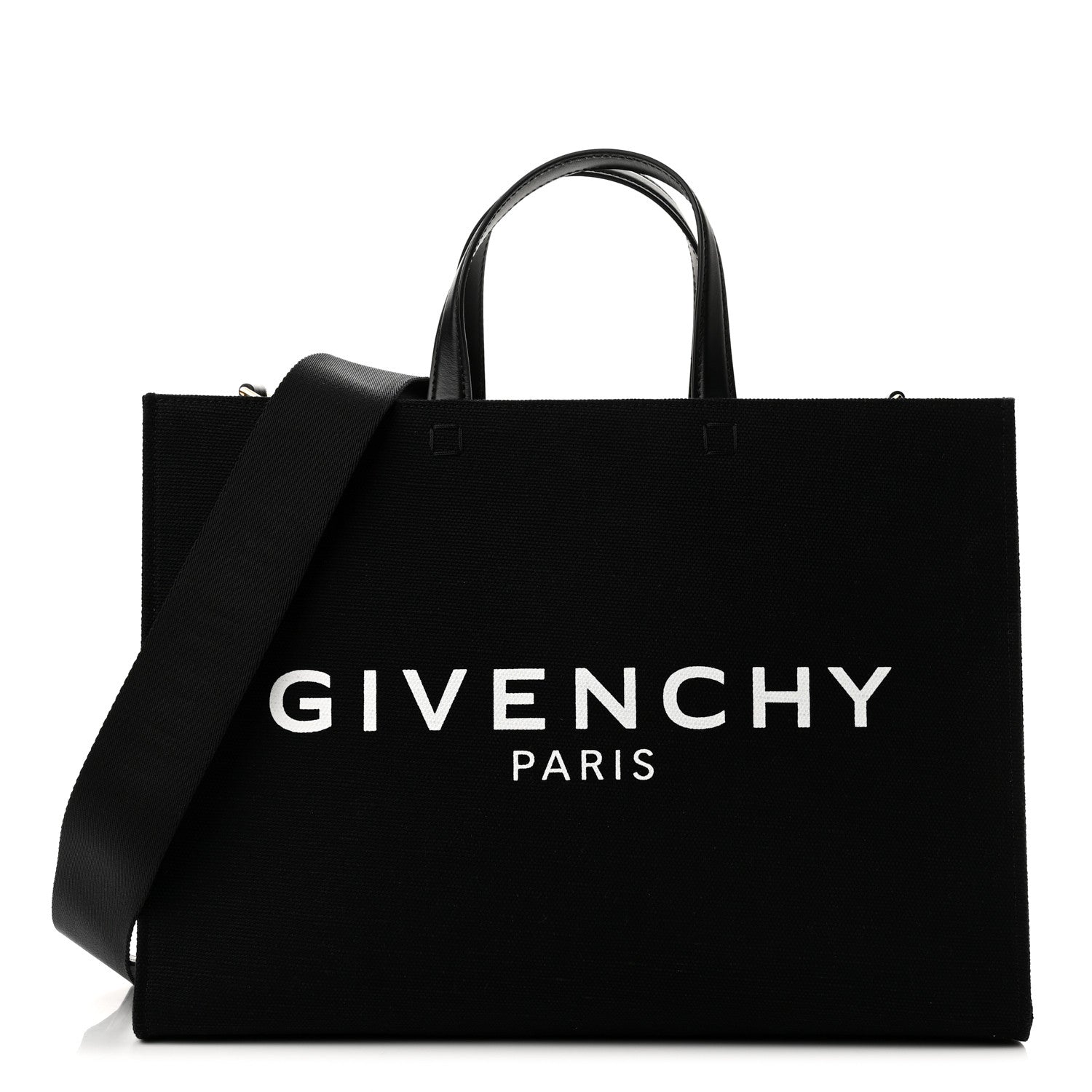 Givenchy Canvas Bond Shopper Tote Black 1 of 10