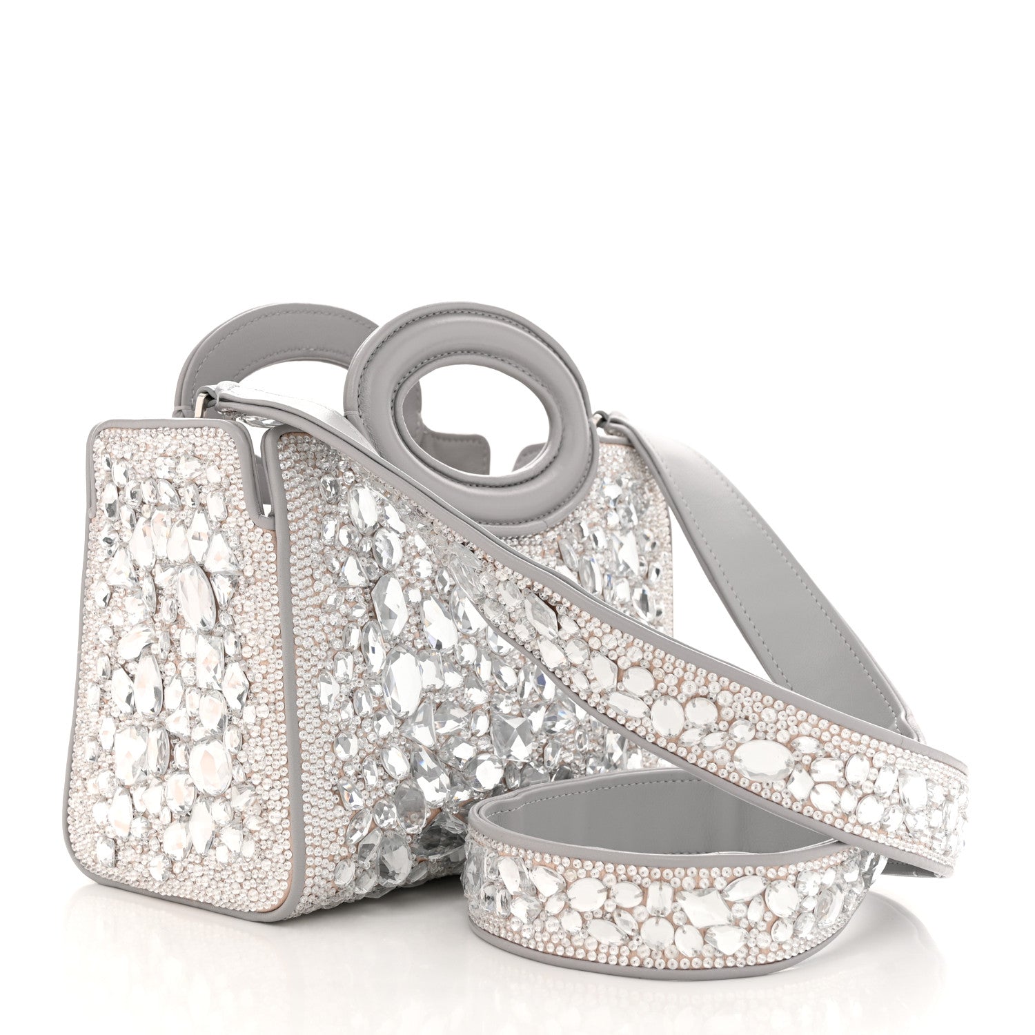 Valentino Garavani Crystal Mini Le Troisieme Shopping Bag 3 of 9