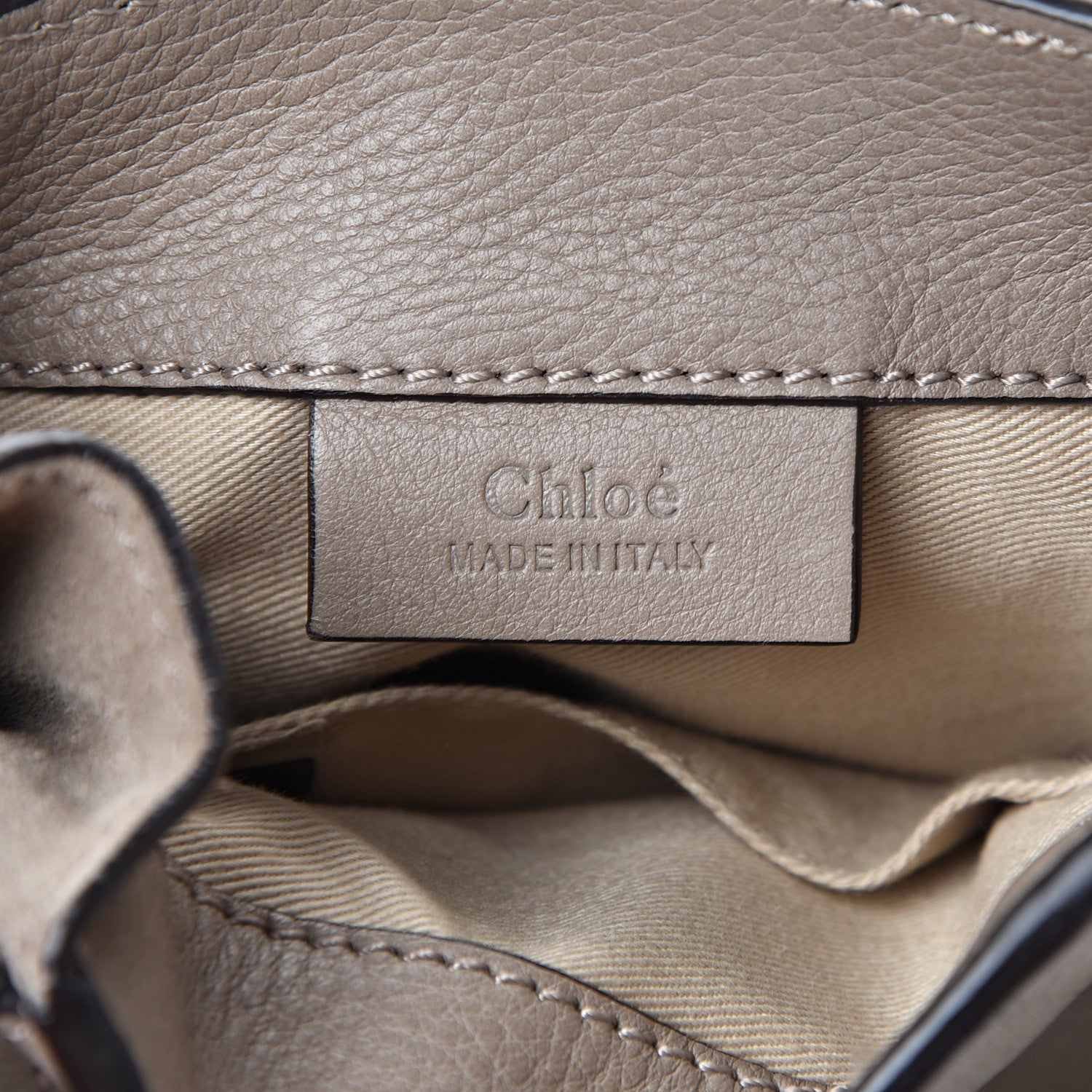 Chloe Suede Calfskin Mini Faye Backpack Motty Grey 5 of 10
