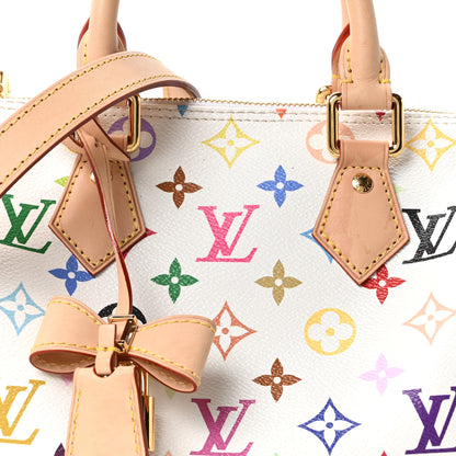 Louis Vuitton LV X TM Monogram Multicolor Speedy Bandouliere 25 White 7 of 10