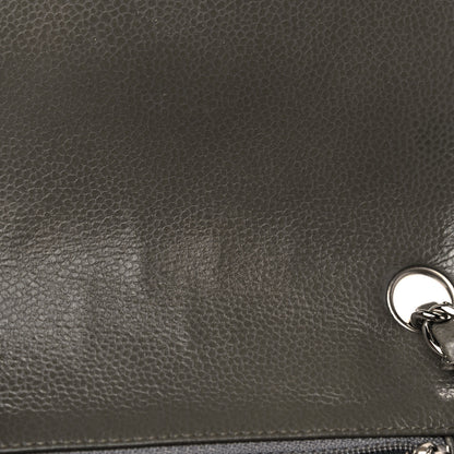 Chanel Caviar Quilted Mini Square Flap Dark Charcoal 16 of 16