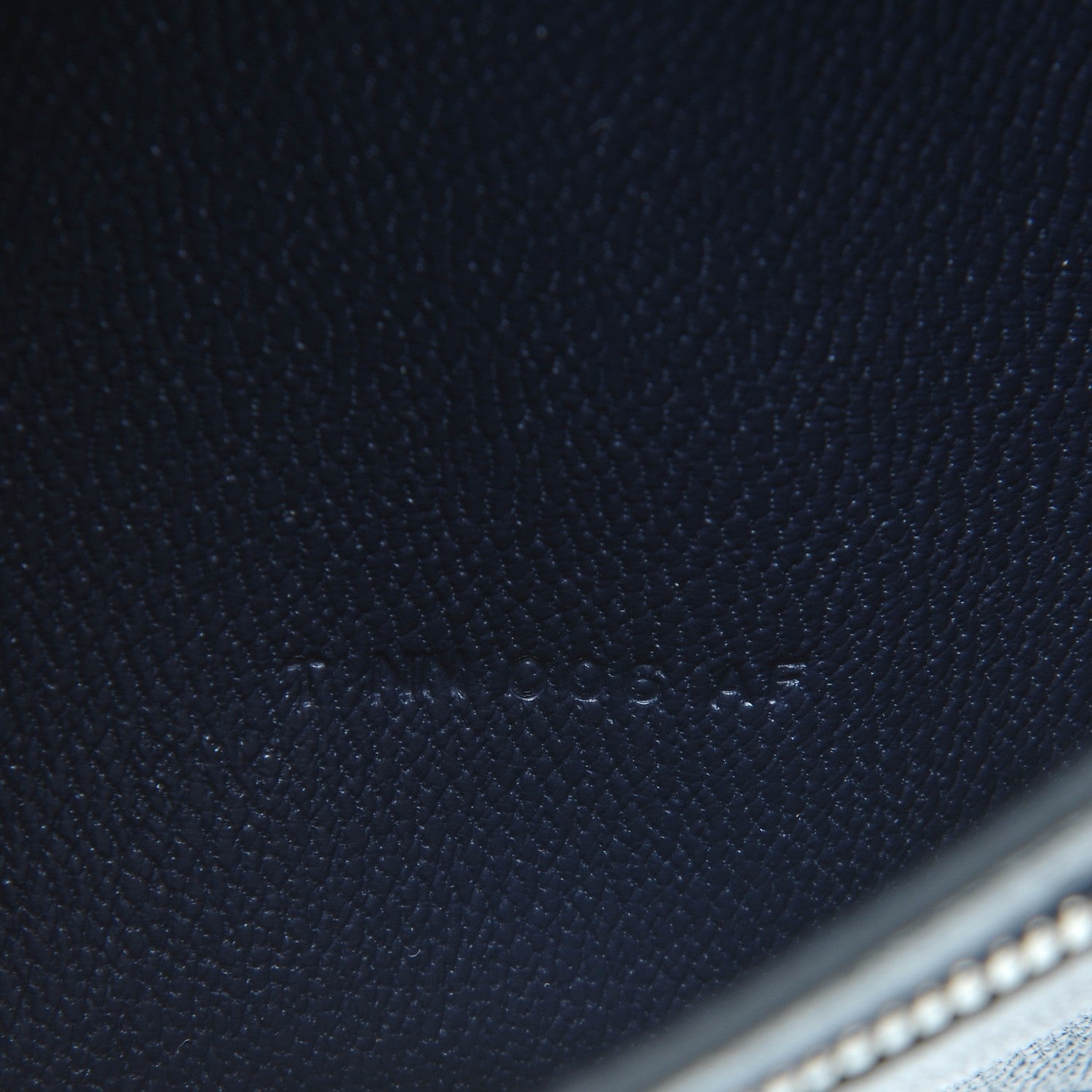 Hermes Shiny Alligator Bearn Wallet Bleu Marine 7 of 9