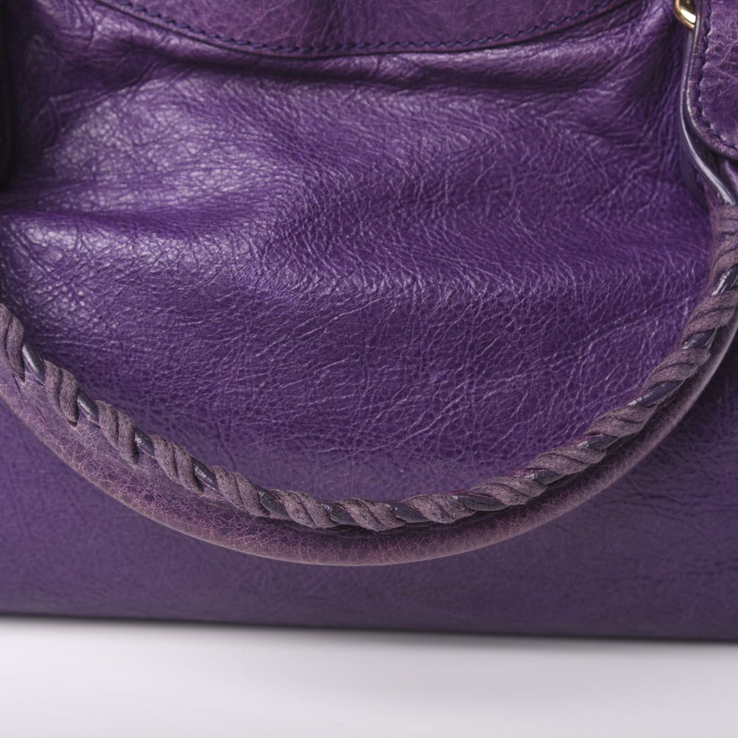 Agneau Giant 21 Gold Hardware City Dark Violet