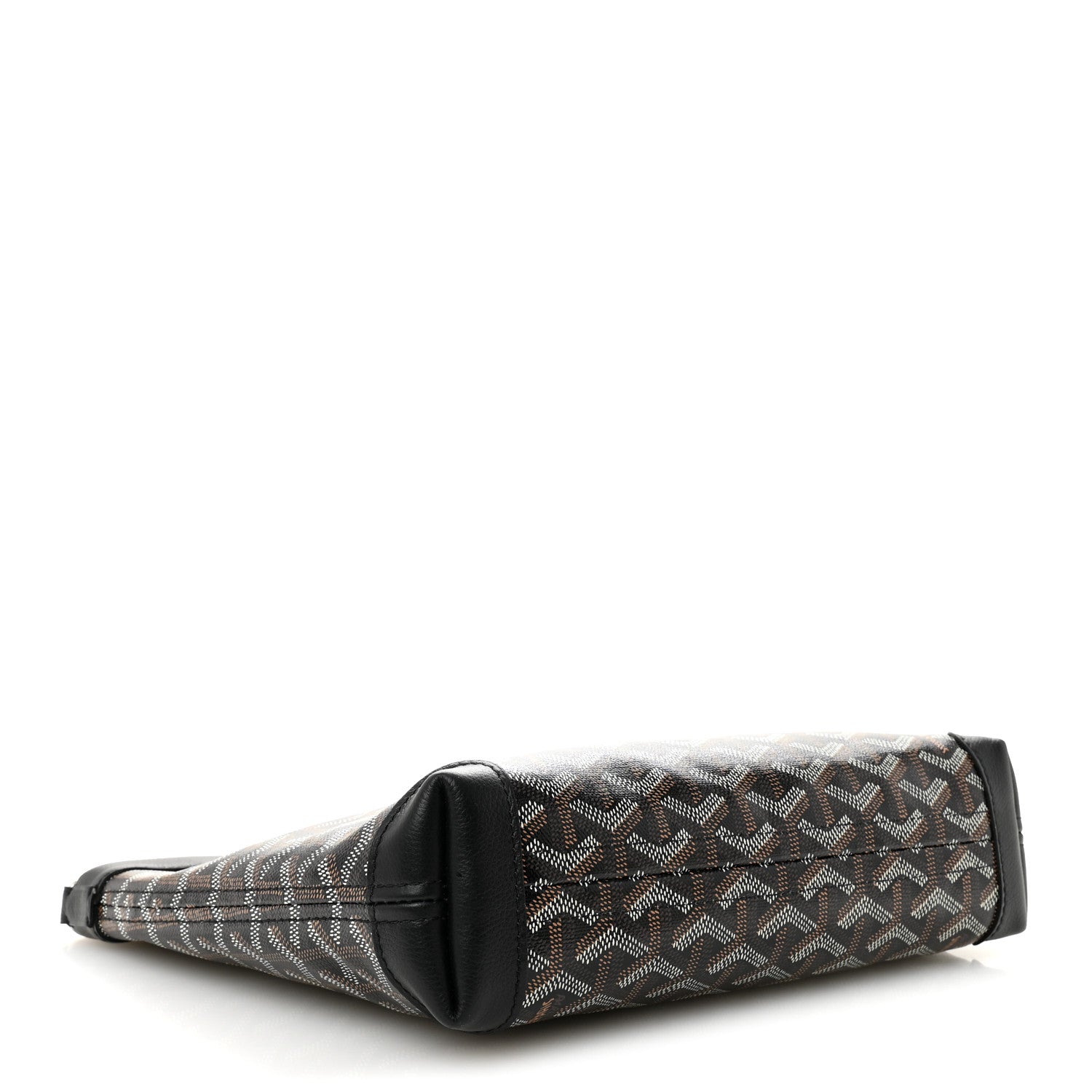 Goyard Goyardine Conti Pouch Burgundy Black 4 of 7
