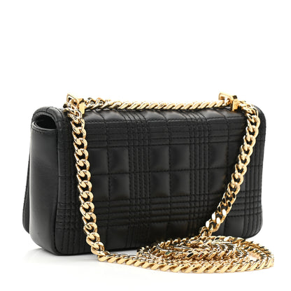Burberry Grainy Calfskin Quilted Mini Lola Bag Black 3 of 8