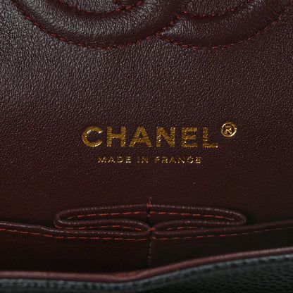 Chanel Caviar Quilted Medium Double Flap Black 7 of 9