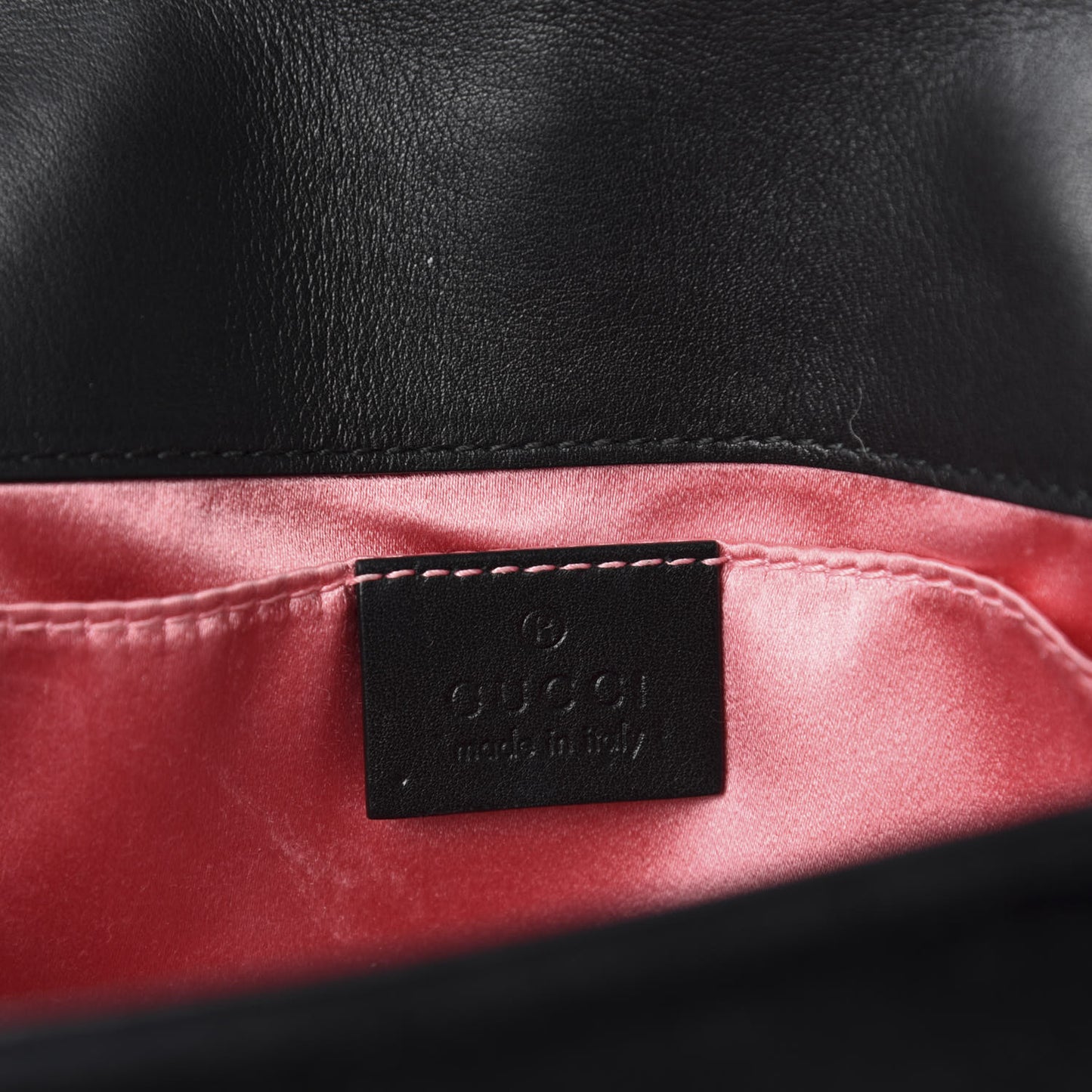 Velvet Matelasse Mini GG Marmont Shoulder Bag Black