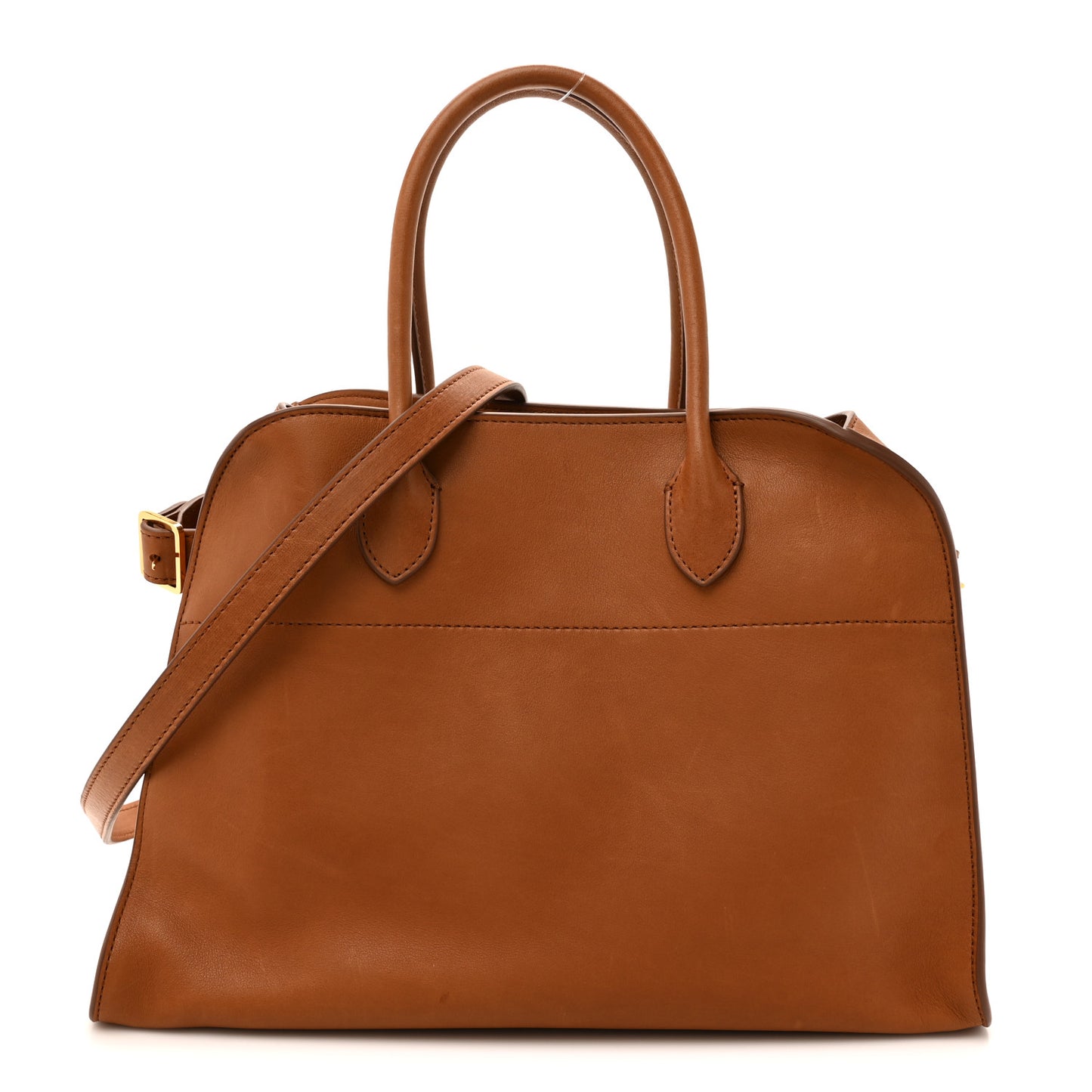 Polished Saddle Calfskin Soft Margaux 12 Cuir