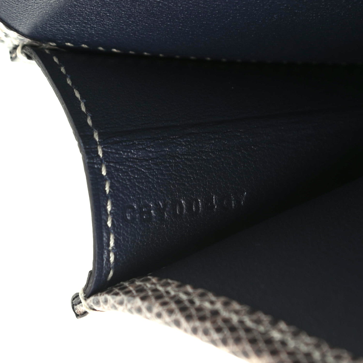 Hermes Swift Lizard Jige Elan Touch 29 Clutch Bleu Nuit Ombre 6 of 6